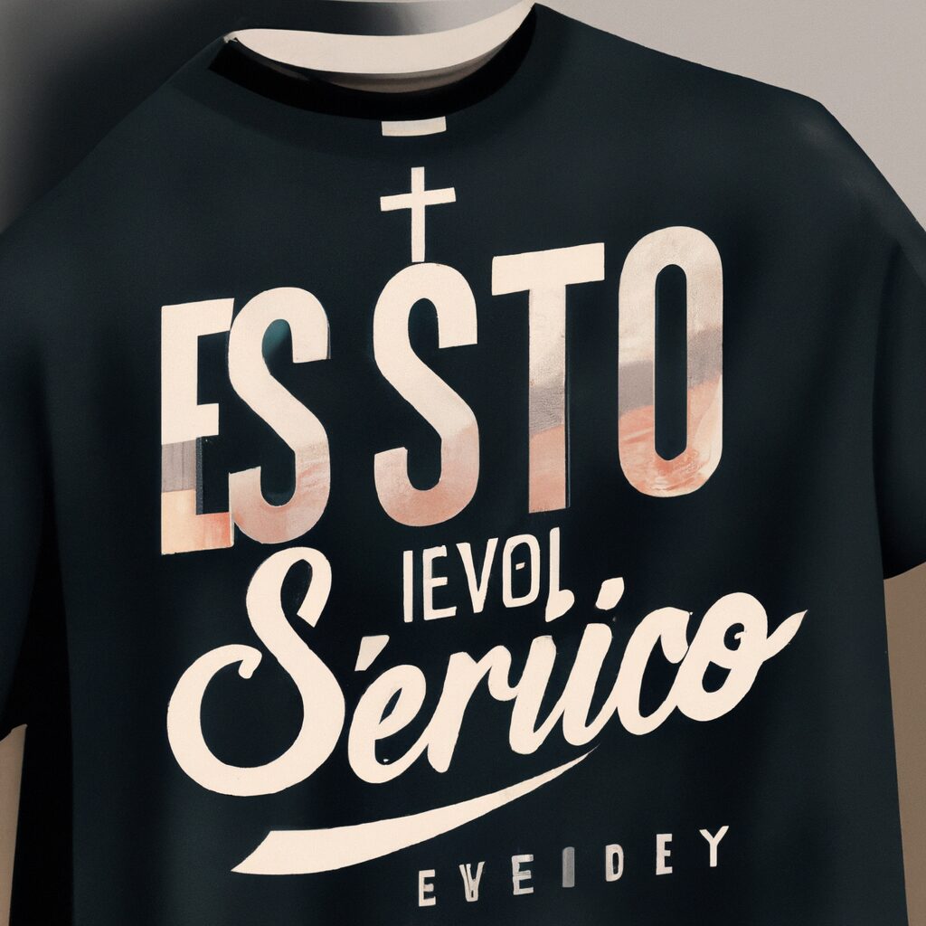 capa do post "Camisas com Dizeres Evangélicos: Estilo e Crença em Um Só Look" com uma ilustração
