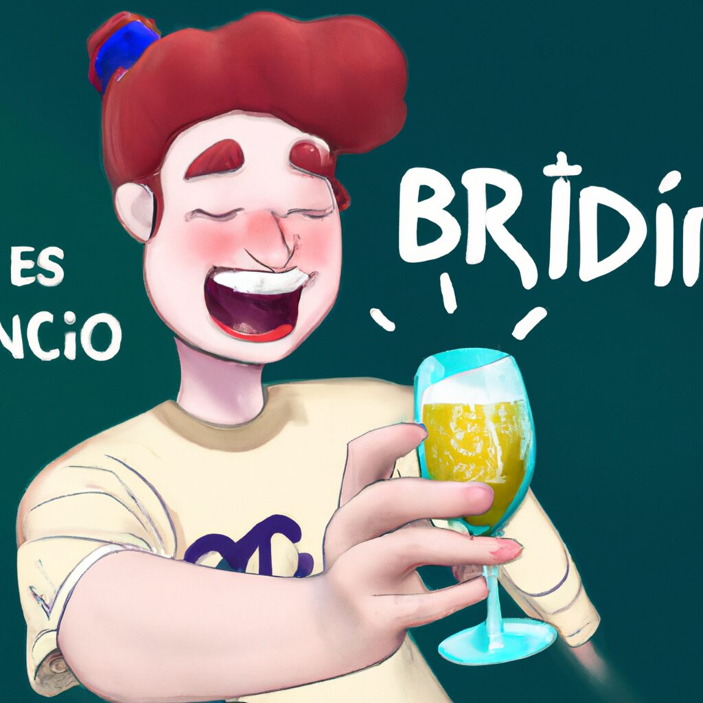 capa do post "Descubra Como Se Diz 'Brinde' em Inglês!" com uma ilustração