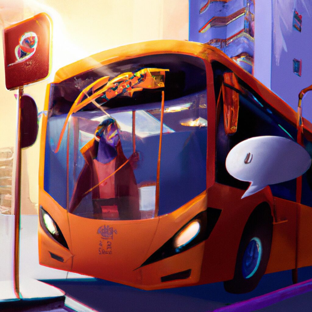 capa do post "Descubra Como se Diz Ônibus em Espanhol!" com uma ilustração