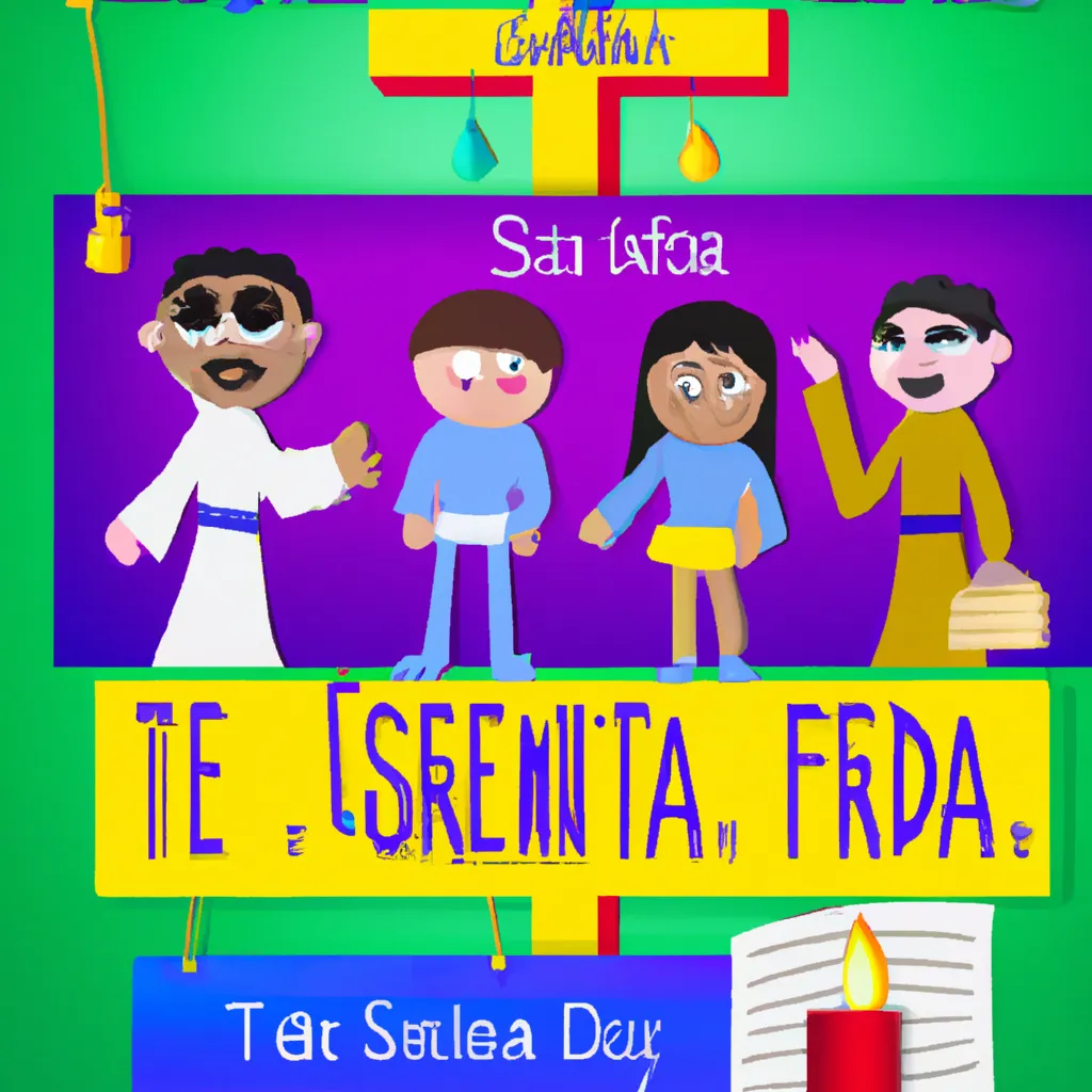 uma arte em gravura de como dizer sexta feira santa em inglês