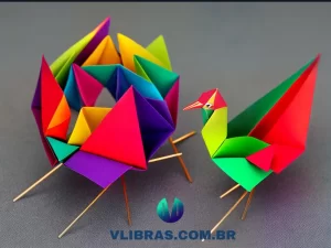 capa do post 10 Melhores Livros de Origami para se Encantar e Aprender. com uma ilustração