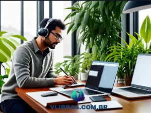 capa do post "8 Melhores Livros para Trabalho Online: Aprenda e Cresça no Mercado Digital" com uma ilustração