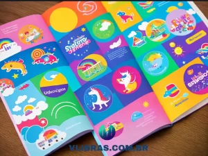 capa do post Os 7 Melhores Livros sobre Adesivos Usborne para Comprar com uma ilustração