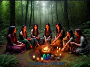 capa do post 10 Melhores Livros sobre Bruxaria Natural: Guia Completo de Compra. com uma ilustração