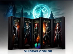 capa do post Os 7 melhores livros sobre Cassandra Clare para comprar com uma ilustração