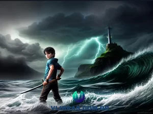 capa do post Os 7 melhores livros sobre Percy Jackson para comprar. com uma ilustração