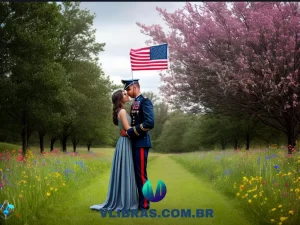 capa do post As 7 Melhores Obras de Romance Militar Para Se Apaixonar com uma ilustração