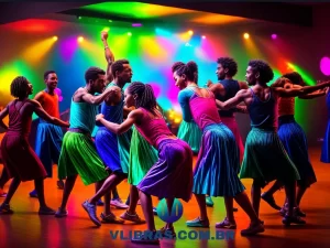 capa do post "10 Melhores Livros de Dança para Aprofundar seus Conhecimentos" com uma ilustração