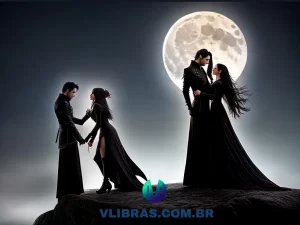 capa do post 10 Melhores Livros de Romance Vampiresco para Apaixonar-se com uma ilustração
