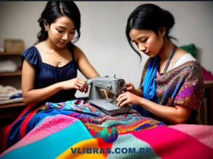 capa do post "10 Livros Essenciais de Modelagem e Costura para Aprender em Casa" com uma ilustração