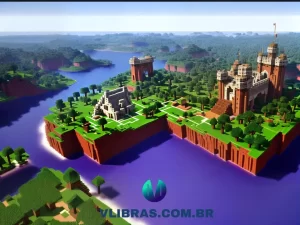 capa do post 10 Melhores Livros sobre Minecraft para Explorar o Universo Virtual com uma ilustração