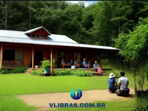 capa do post Os 10 Melhores Livros Sobre Ecovilas Para Se Inspirar. com uma ilustração