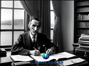 capa do post As Maravilhas da Escrita de Nikos Kazantzakis: Descubra os Melhores Livros com uma ilustração