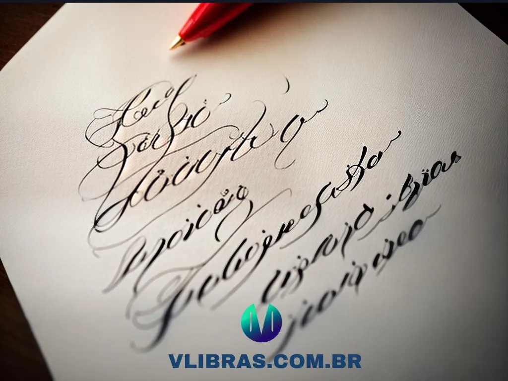 caligrafia cursiva