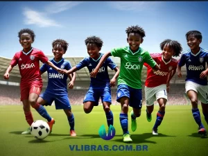 capa do post 15 Melhores Livros sobre Futebol Infantil: As Leituras Essenciais para os Pequenos Craques com uma ilustração