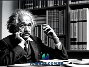 capa do post Os 10 Melhores Livros sobre Albert Einstein: Descubra o Gênio da Física com uma ilustração