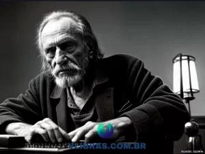 capa do post 15 Melhores Livros para Comprar sobre Charles Bukowski com uma ilustração