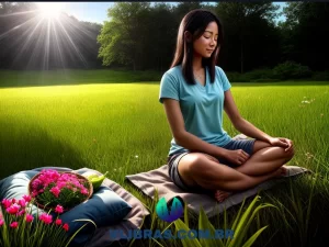 capa do post 15 Melhores Livros sobre Meditação para Transformar sua Vida com uma ilustração