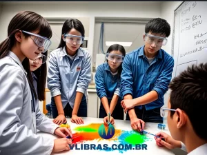 capa do post Explorando a Fascinante Química: Os Melhores Livros para o Ensino Médio com uma ilustração