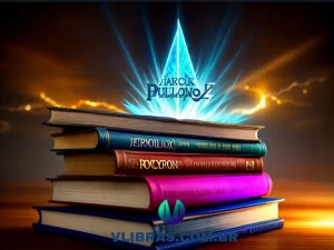 capa do post 15 Melhores Livros de Rick Riordan: Aventuras imperdíveis para fãs de mitologia com uma ilustração