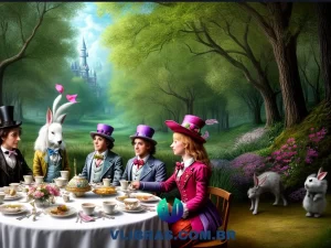 capa do post As Fascinantes Aventuras de Carroll Lewis: Os 10 Melhores Livros para Comprar com uma ilustração