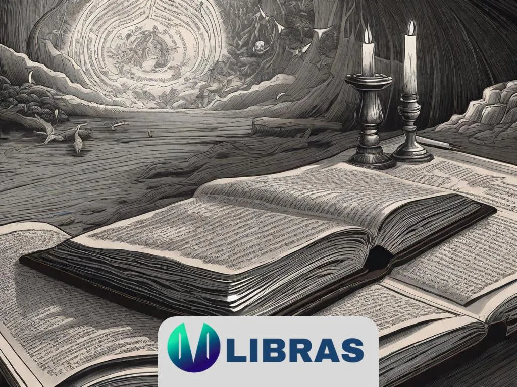 Um manuscrito antigo e desgastado de 