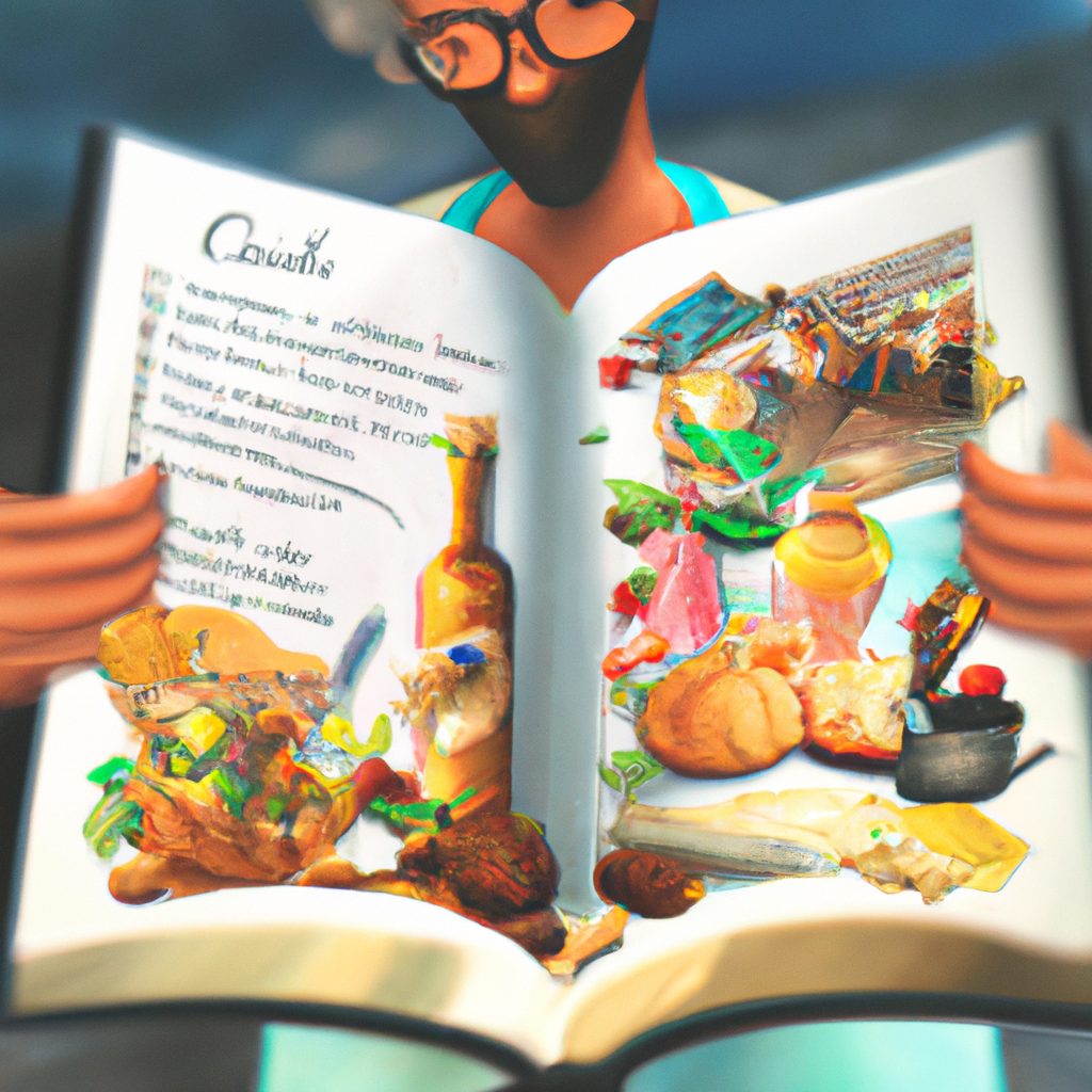 Desenho de alguém lendo 