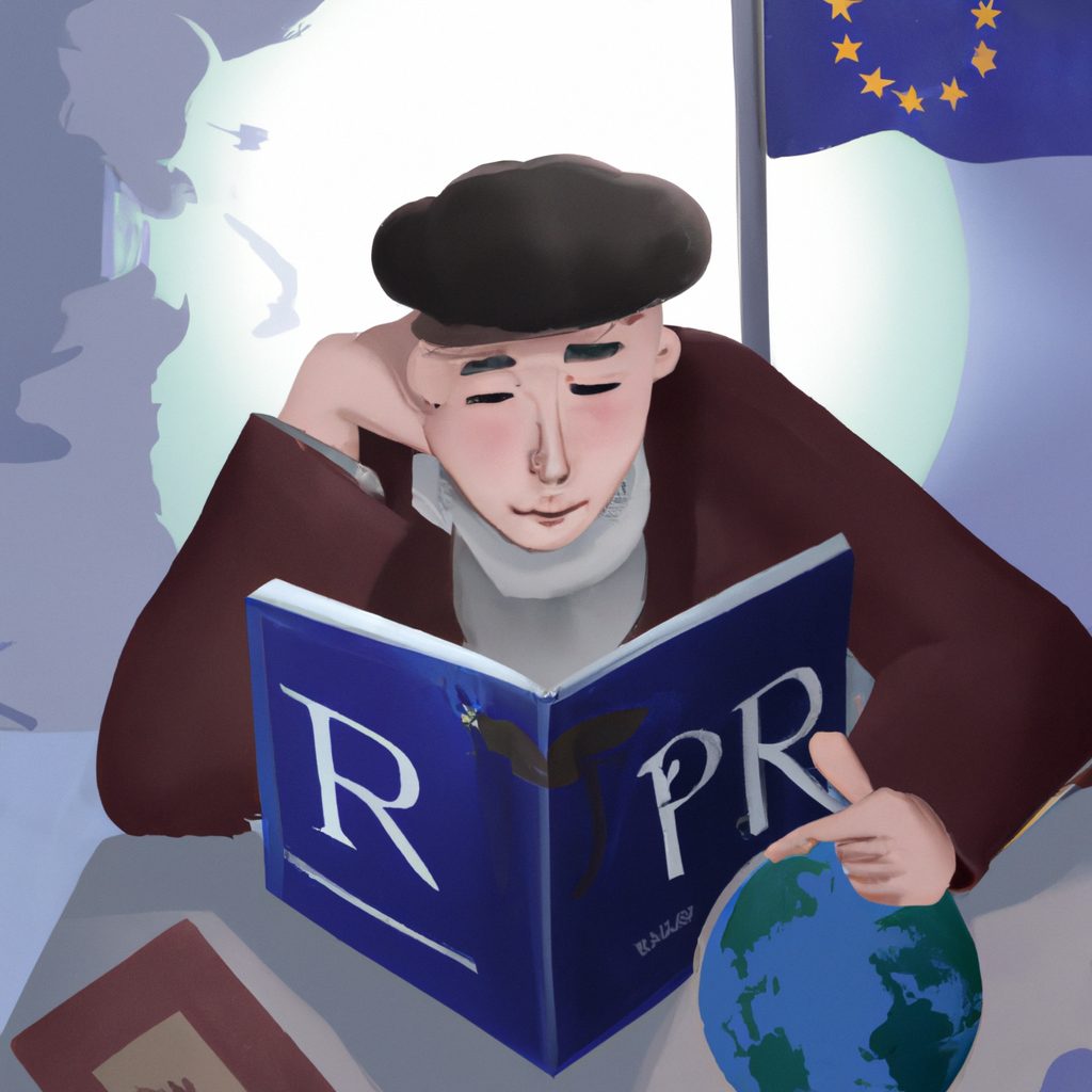 7 Melhores Livros Sobre Cultura Americana Para Conhecer os EUA 9 desenho digital de uma pessoa lendo livro sobre europa