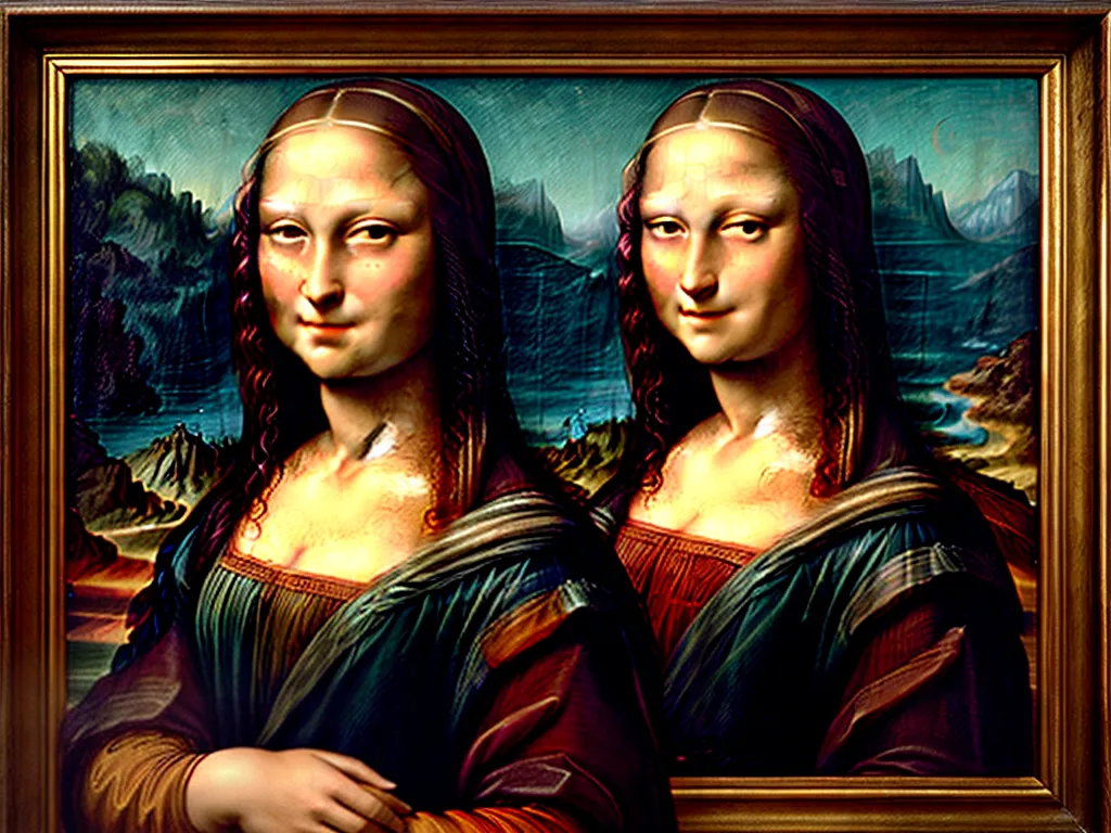 Fotos mona lisa sorriso enigmatico 2