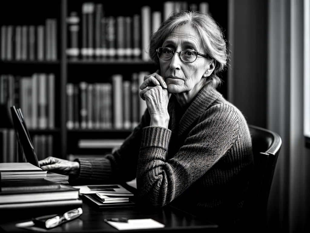 10 Segredos Fascinantes Sobre a Vida de Virginia Woolf Que Vão Te Surpreender 1 Fotos virginia woolf escritorio pensativa 1