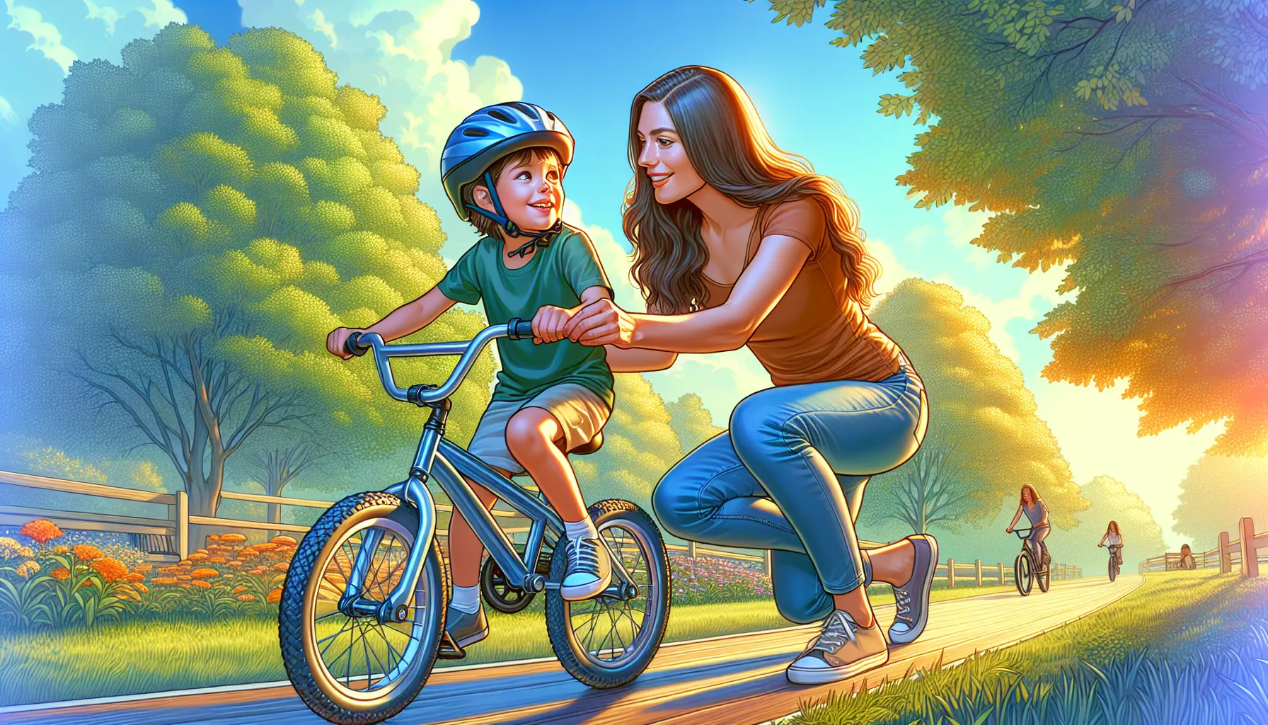 Incentivar seu filho a andar de bicicleta pode ser uma tarefa divertida e gratificante. Aqui estão algumas dicas para ajudar nesse processo:
1. Demonstre entusiasmo: Mostre ao seu filho o quanto você gosta de andar de bicicleta. Seja entusiasmado e fale sobre os benefícios de andar de bike, como a diversão, o exercício físico e a liberdade.