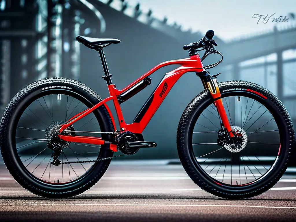 Descrição da imagem: Uma comparação lado a lado de duas bicicletas elegantes e estilosas. A primeira bicicleta apresenta um quadro leve em vermelho vibrante, com um design esportivo perfeito para deslocamentos urbanos. A segunda bicicleta exibe um quadro resistente em preto fosco, equipado com pneus off-road e suspensão para aventuras em mountain bike.