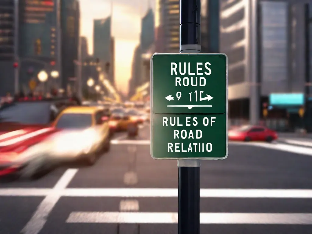 Descrição da imagem: Um close-up de uma placa de trânsito com as palavras