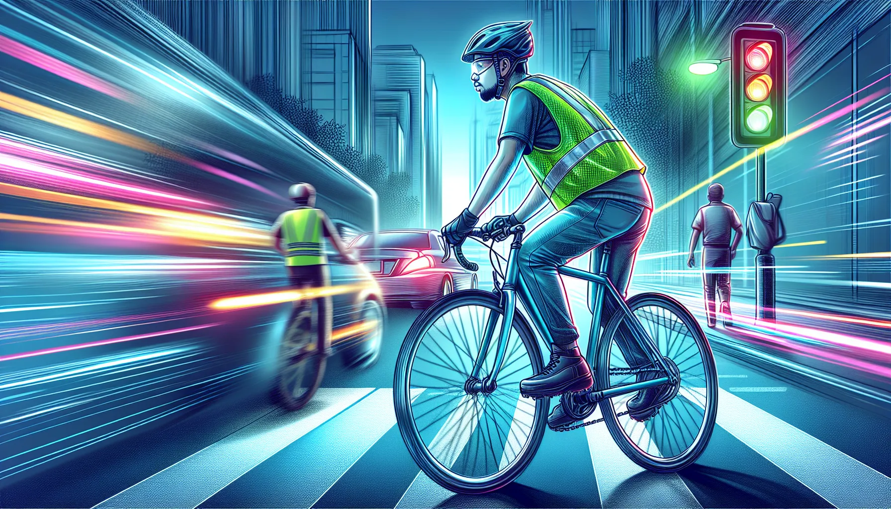 A visão periférica desempenha um papel crucial no ciclismo urbano. Quando estamos pedalando nas ruas movimentadas das cidades, é essencial ter consciência do que está acontecendo ao nosso redor para garantir a nossa segurança.
A visão periférica nos permite perceber objetos, pedestres, veículos e outros ciclistas que estão fora do nosso campo de visão direta. Isso nos ajuda a ant