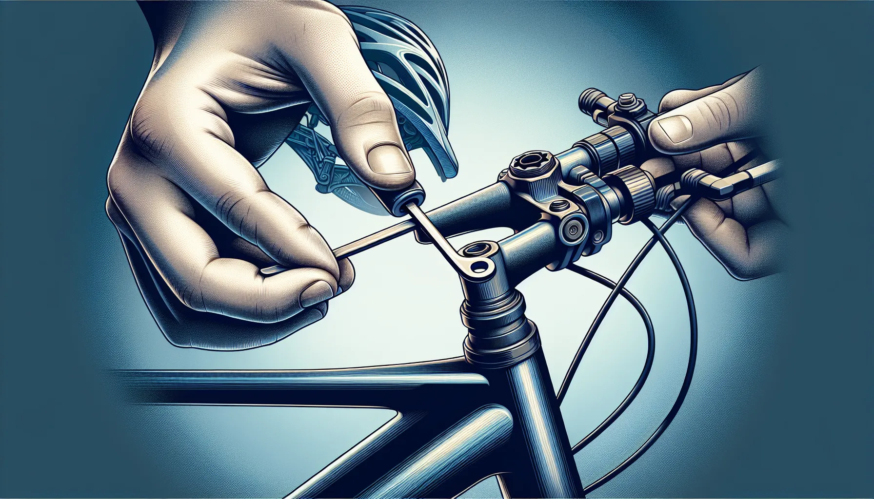 Ajustar corretamente a altura do guidão é importante para garantir conforto e segurança ao pedalar. Aqui estão algumas etapas para fazer isso:
1. Comece afrouxando os parafusos do avanço, que conectam o guidão ao garfo da bicicleta.
2. Em seguida, ajuste a altura do guidão de acordo com sua preferência pessoal. Lembre-se de levar em consideração sua post