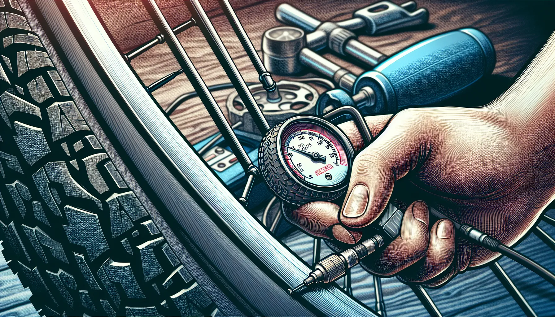 Existem algumas medidas que podem ser tomadas para evitar o desgaste excessivo dos pneus da bicicleta:
1. Mantenha a pressão correta dos pneus: Verifique regularmente a pressão dos pneus e certifique-se de que eles estão inflados de acordo com as recomendações do fabricante. Pneus com pressão inadequada podem desgastar-se mais rapidamente.
2. Evite superfícies rugosas: Tente