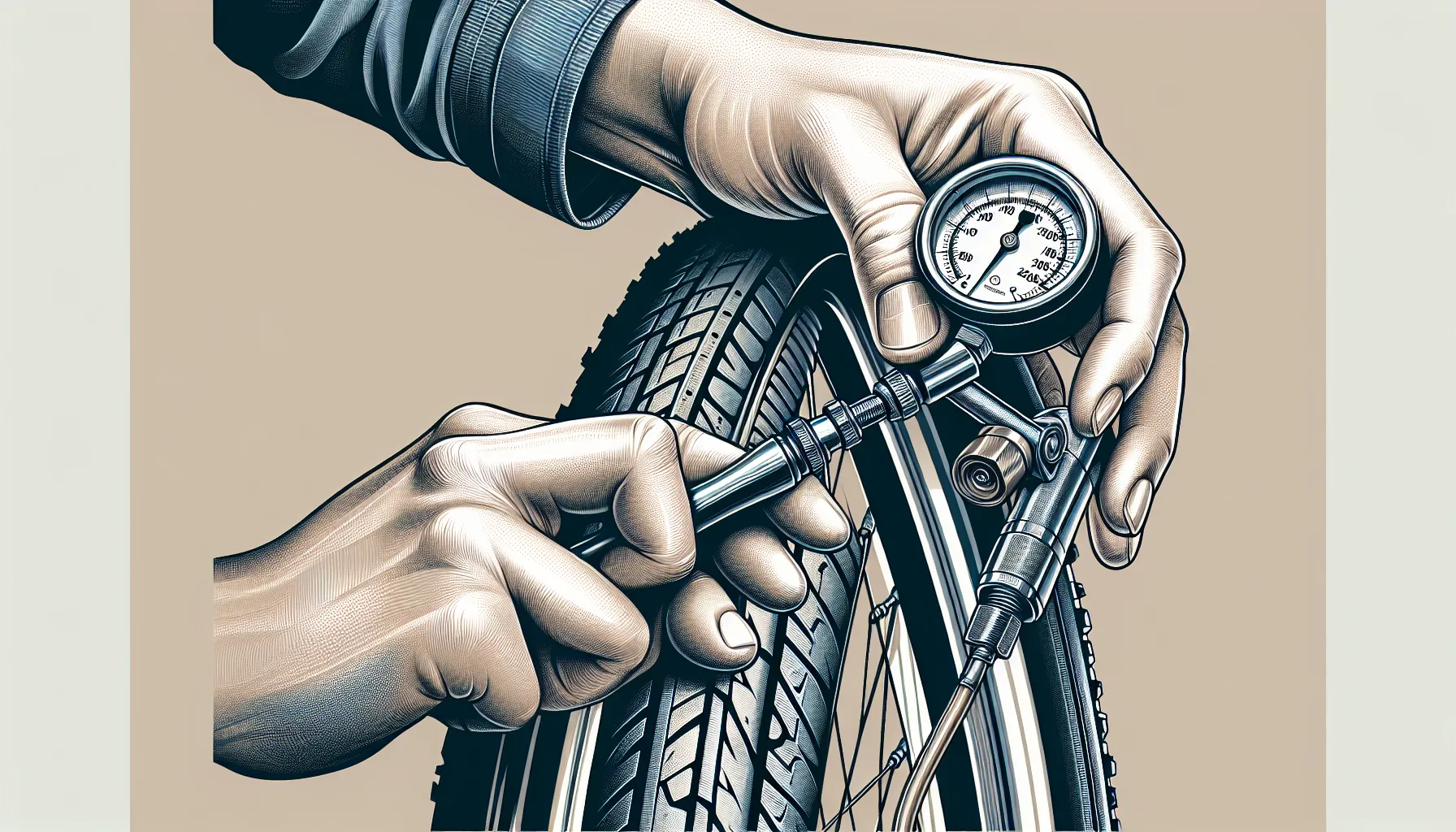 Existem algumas maneiras de evitar o desgaste excessivo dos pneus da bicicleta:
1. Verifique regularmente a pressão dos pneus: Pneus com pressão inadequada podem causar desgaste irregular e aumentar a possibilidade de furos. Certifique-se de manter a pressão correta de acordo com as recomendações do fabricante.
2. Evite superfícies ásperas: Ao escolher rotas para