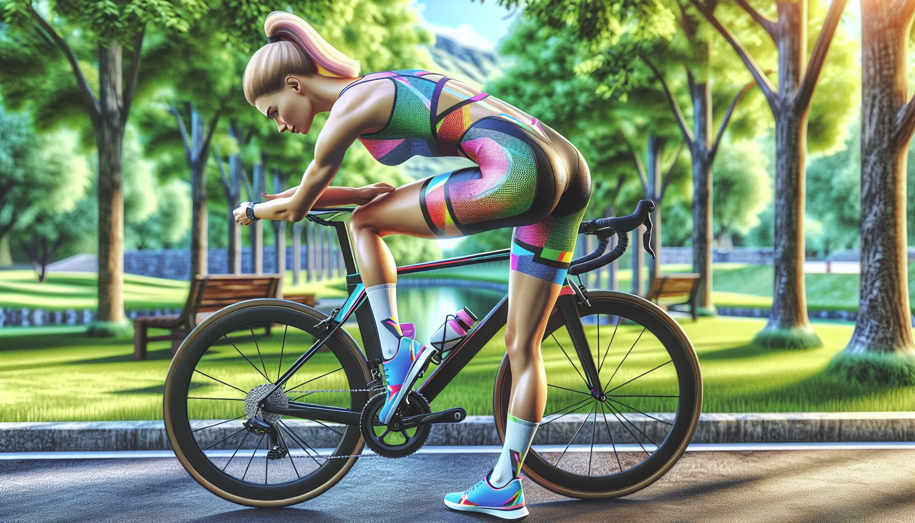 A dor lombar ao pedalar pode ser bastante desconfortável, mas existem algumas estratégias que podem ajudar a lidar com essa dor:
1. Ajuste a posição da bicicleta: Certifique-se de que a altura do selim está correta para evitar tensão excessiva na região lombar. Além disso, verifique se o guidão está ajustado na altura correta para que você não precise se curvar demais.