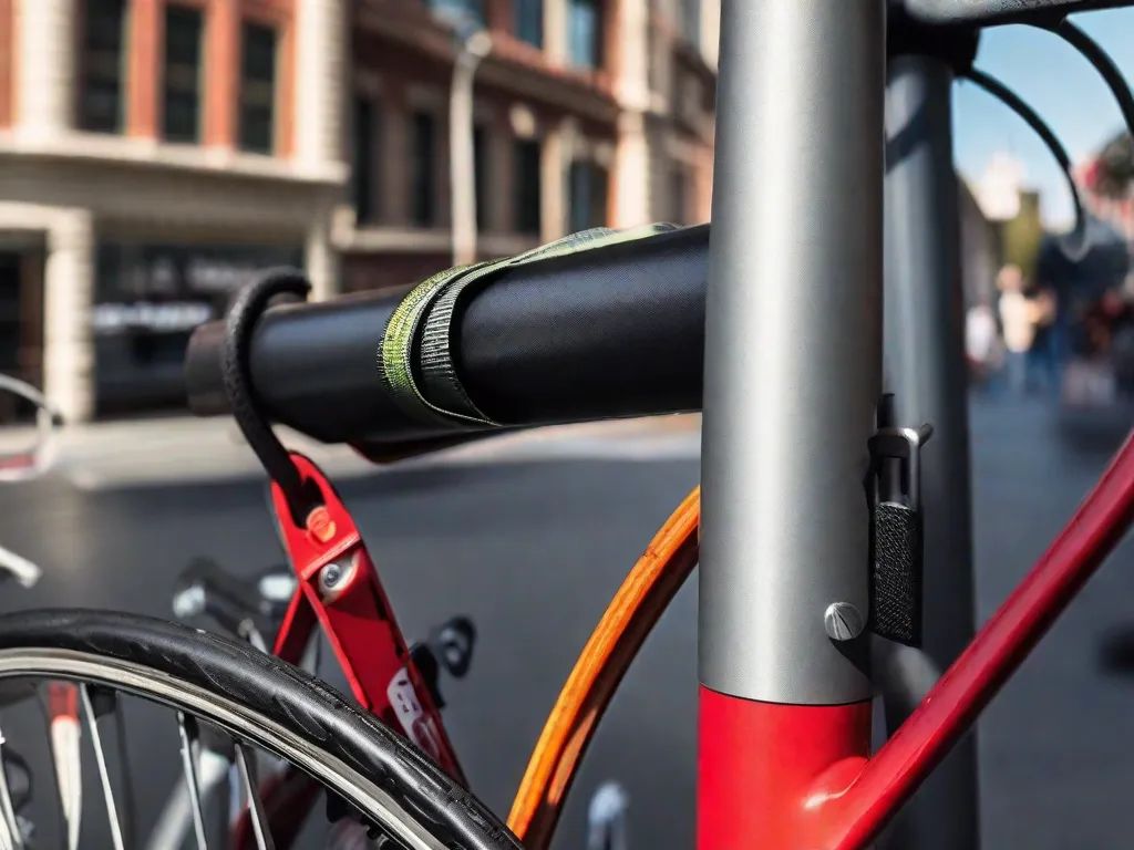 Para manter sua bicicleta segura em áreas urbanas, aqui estão algumas dicas:
1. Use um cadeado resistente: Invista em um bom cadeado para bicicleta, preferencialmente com uma trava em U ou corrente de alta qualidade. Evite cadeados de cabo fino, pois são mais fáceis de serem cortados.
2. Trave a bicicleta em locais visíveis: Estacione sua bicicleta em áreas