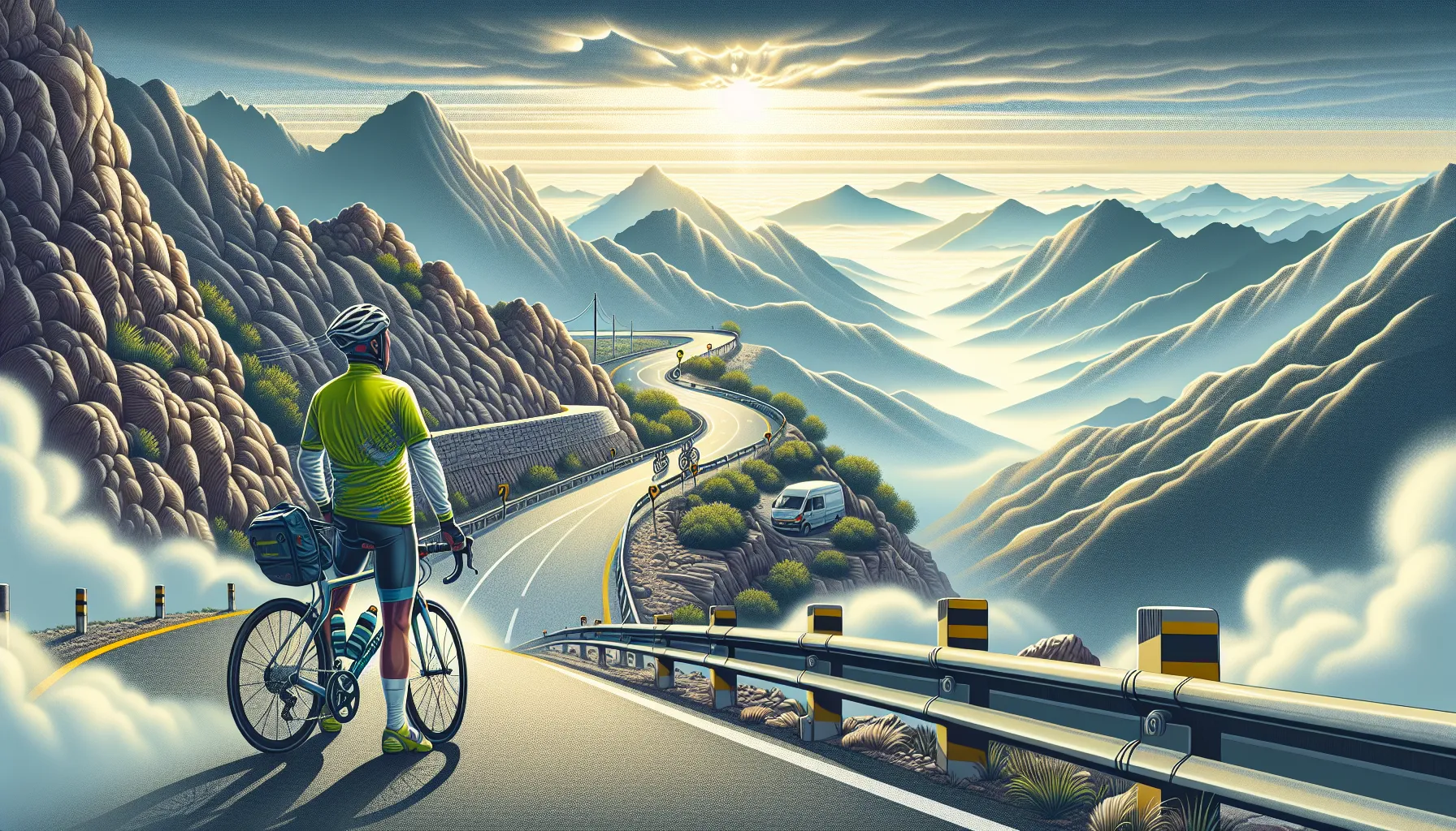 Se você está planejando fazer ciclismo em regiões montanhosas, é importante se preparar adequadamente para enfrentar os desafios que essas áreas apresentam. Aqui estão algumas dicas para se preparar:
1. Treinamento físico: Antes de enfrentar as montanhas, é importante estar em boa forma física. Dedique-se a treinar regularmente, incluindo exercícios cardiovasculares e de resist