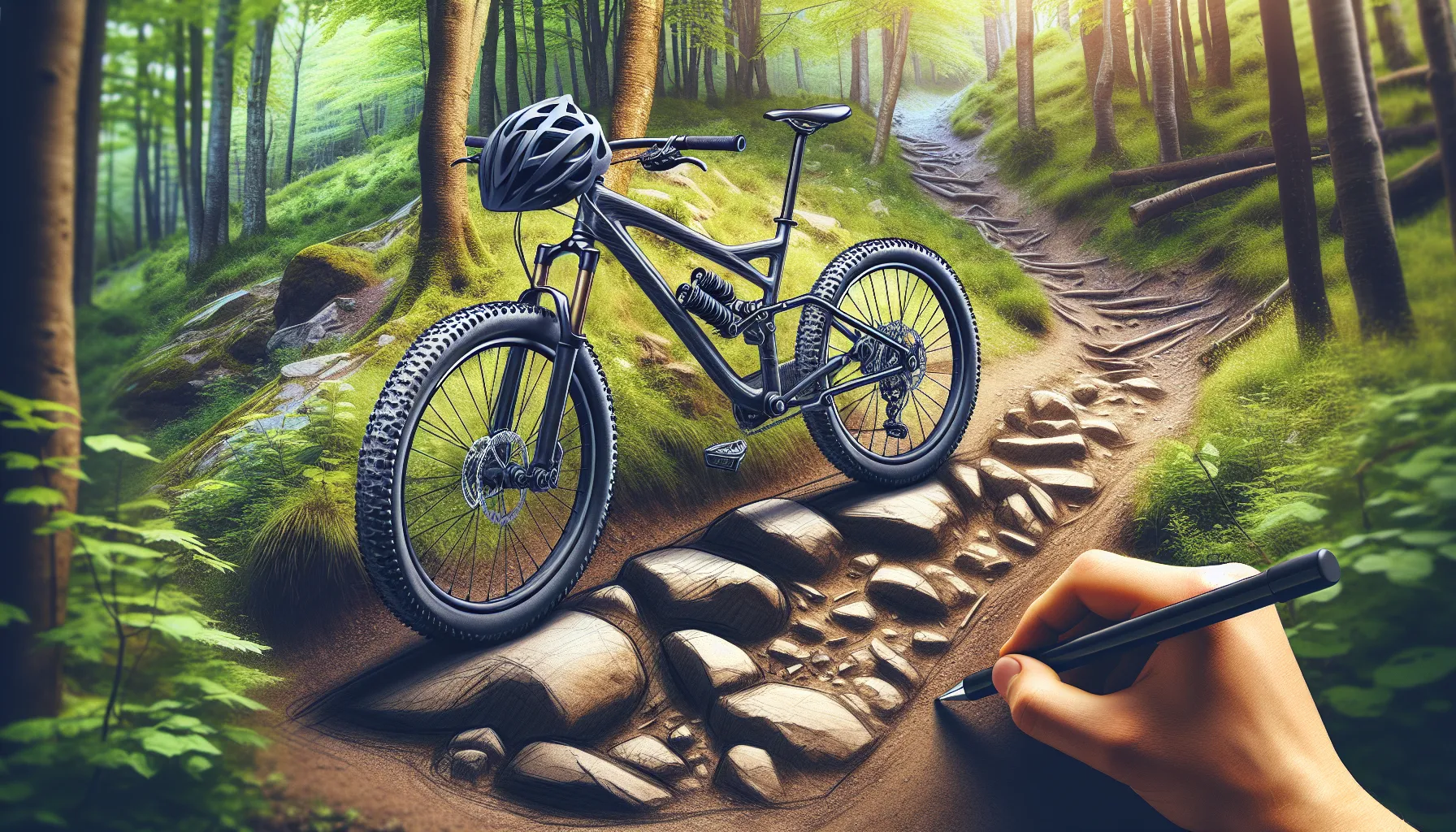 Aqui estão algumas dicas para melhorar a estabilidade ao pedalar em trilhas:
1. Mantenha os braços e as pernas flexíveis: Isso permite que você absorva os solavancos e mantenha o equilíbrio ao enfrentar terrenos acidentados.
2. Mantenha o peso no centro da bicicleta: Distribua seu peso uniformemente entre os pedais, mantendo o centro de gravidade baixo. Is