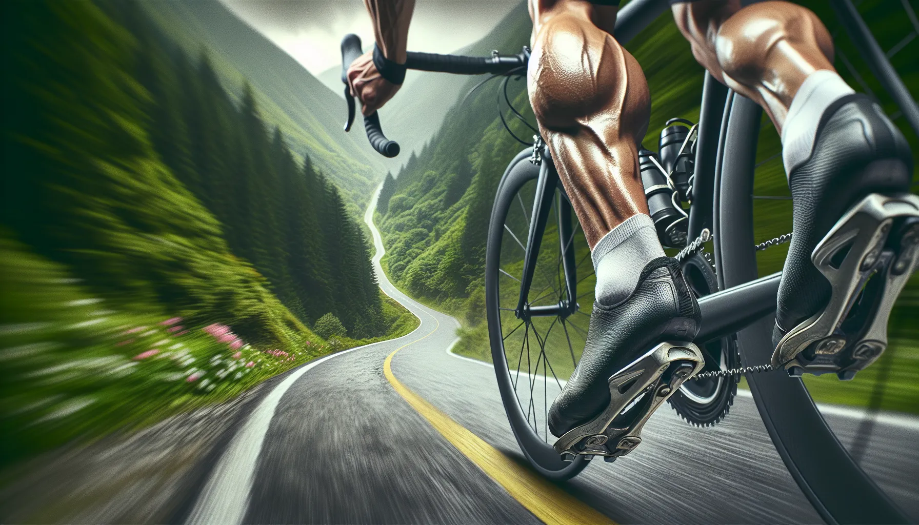 Aqui estão algumas dicas para melhorar a técnica de pedalada em subidas:
1. Fique na marcha correta: Ao subir uma colina, é importante escolher a marcha correta para manter um ritmo constante e eficiente. Use uma marcha mais leve para evitar sobrecarregar as pernas e manter a cadência adequada.
2. Mantenha o corpo relaxado: É importante manter os ombros relaxados