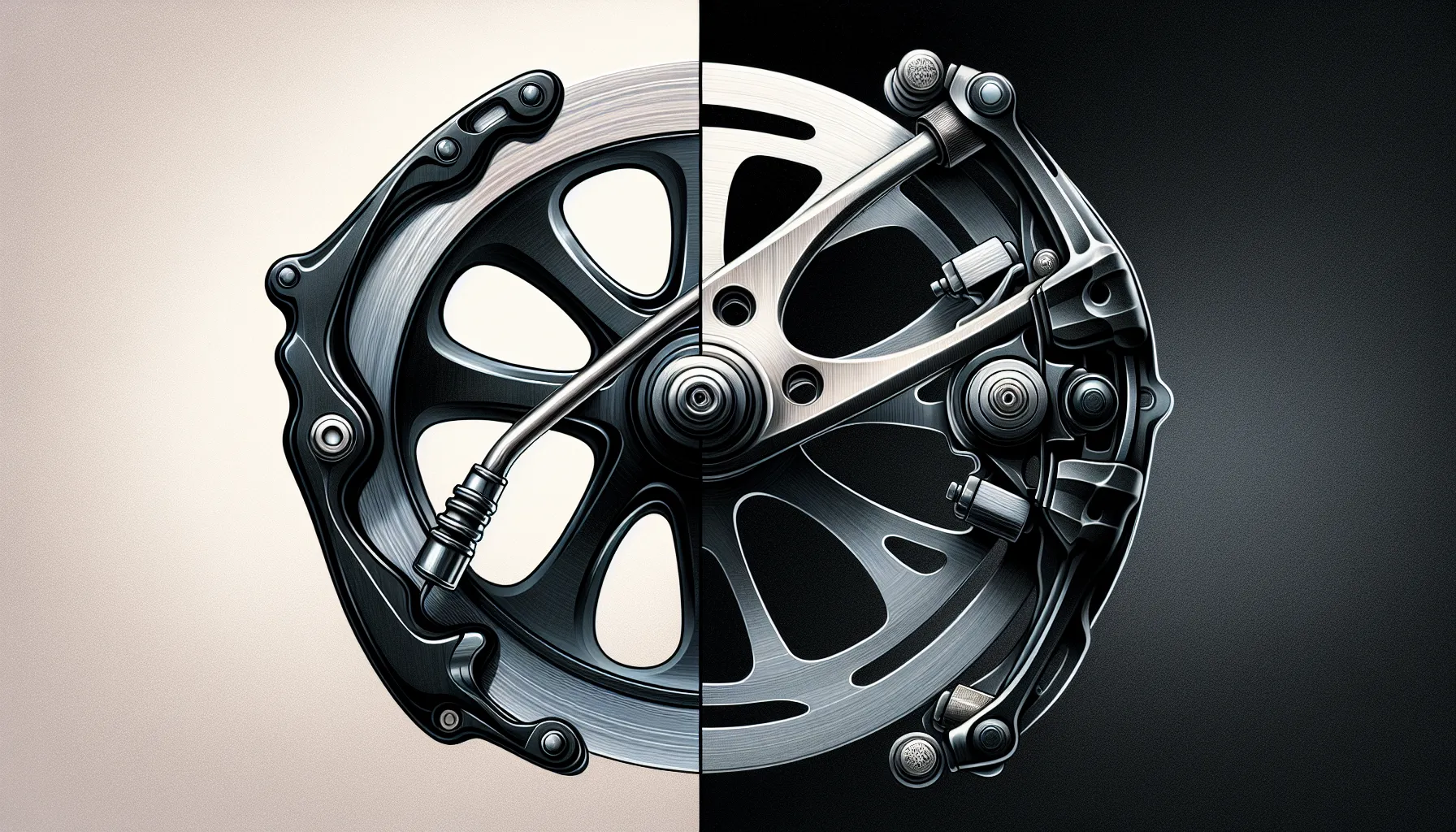 Os freios a disco e os freios V-brake são dois tipos diferentes de sistemas de frenagem para bicicletas. Ambos têm suas vantagens e desvantagens, e a escolha entre eles depende das necessidades e preferências individuais do ciclista.
Os freios a disco oferecem uma frenagem mais potente e consistente, especialmente em condições molhadas ou lamacentas. Eles são mais eficazes em altas velocidades e