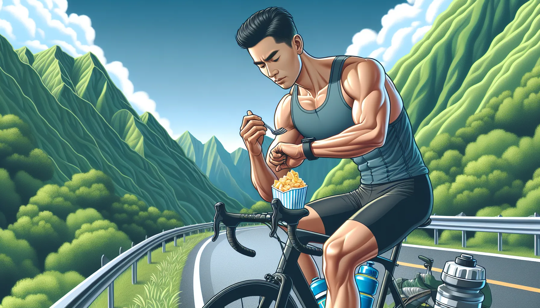 Pedalar por longos períodos de tempo pode ser desafiador, mas existem algumas estratégias que podem ajudar a manter a energia durante as pedaladas de longa duração:
1. Alimentação adequada: Certifique-se de comer uma refeição balanceada antes de sair para pedalar e leve lanches saudáveis, como frutas, barras de cereais ou sanduíches, para comer ao longo do percurso. É