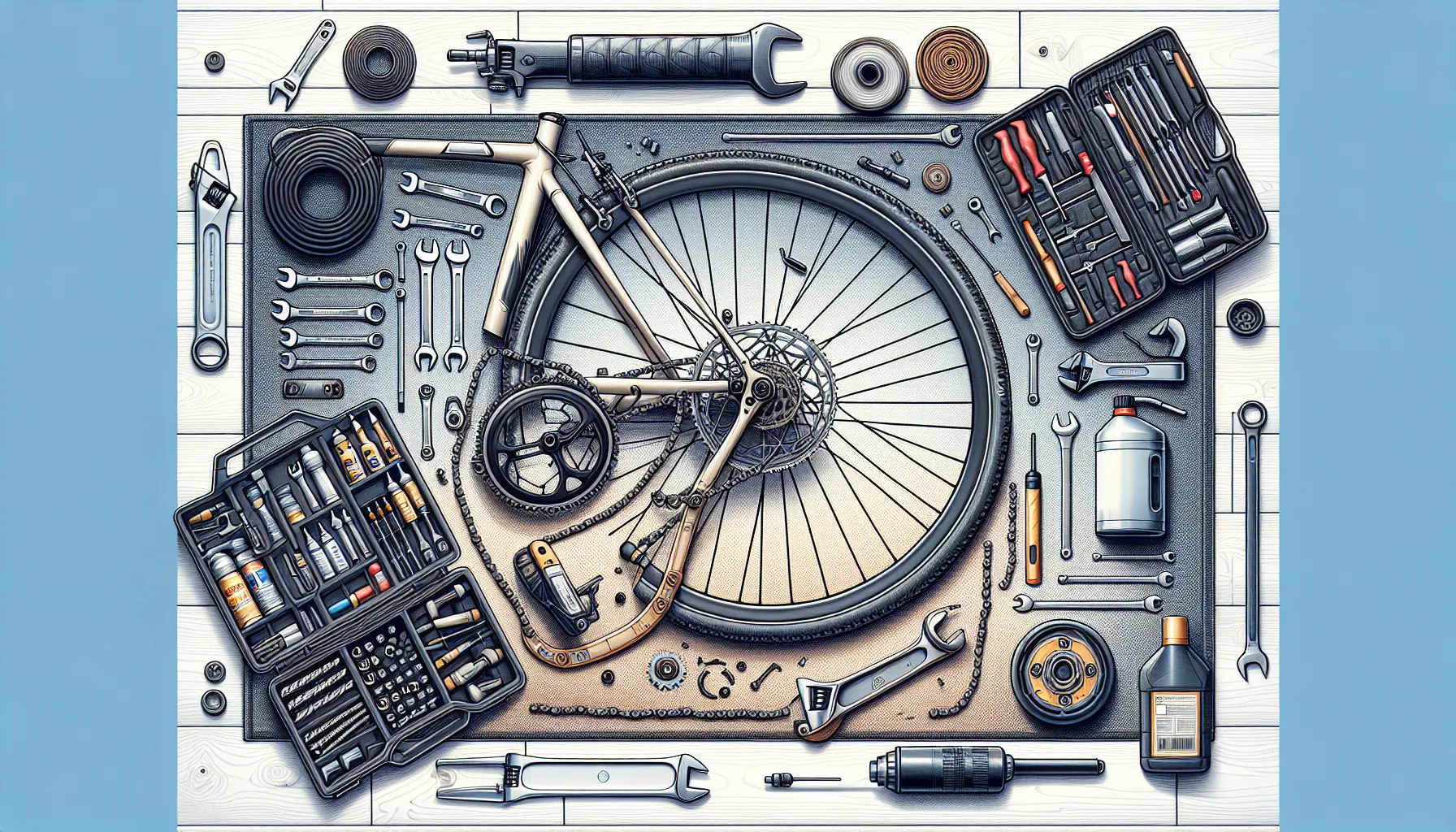 A manutenção básica da bicicleta é fundamental para todo ciclista. Aqui estão algumas coisas que todo ciclista deve saber:
1. Limpeza: É importante limpar regularmente a bicicleta para remover sujeira, poeira e resíduos. Use água e sabão suave para limpar o quadro, as rodas e os componentes.
2. Lubrificação: A corrente da bicicleta deve ser lub