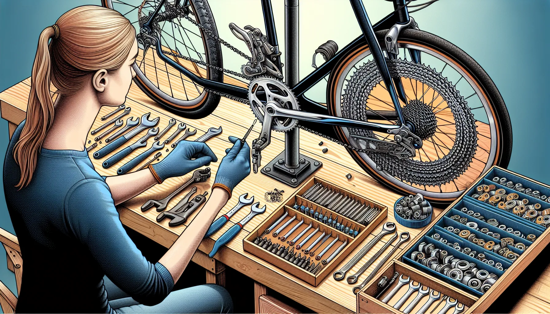 A manutenção básica da bicicleta é essencial para todo ciclista. Aqui estão algumas coisas que todo ciclista deve saber:
1. Limpeza: É importante limpar regularmente a bicicleta para remover sujeira, poeira e detritos. Use água e sabão suave para limpar o quadro, os pneus e as rodas. Evite usar jatos de alta pressão, pois podem danificar os componentes