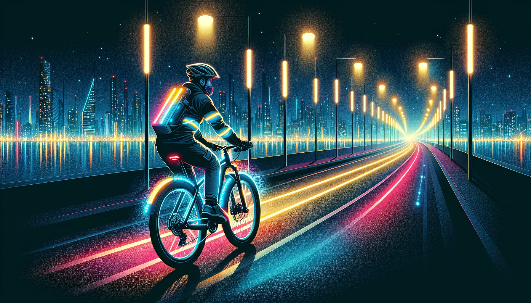 Pedalar à noite pode ser uma atividade prazerosa, mas também exige cuidados extras para garantir a segurança. Aqui estão algumas dicas para ajudar você a se manter seguro durante seus passeios noturnos de bicicleta:
1. Use roupas e equipamentos de alta visibilidade: Certifique-se de usar roupas e acessórios que reflitam a luz, como coletes refletores, pulseiras e