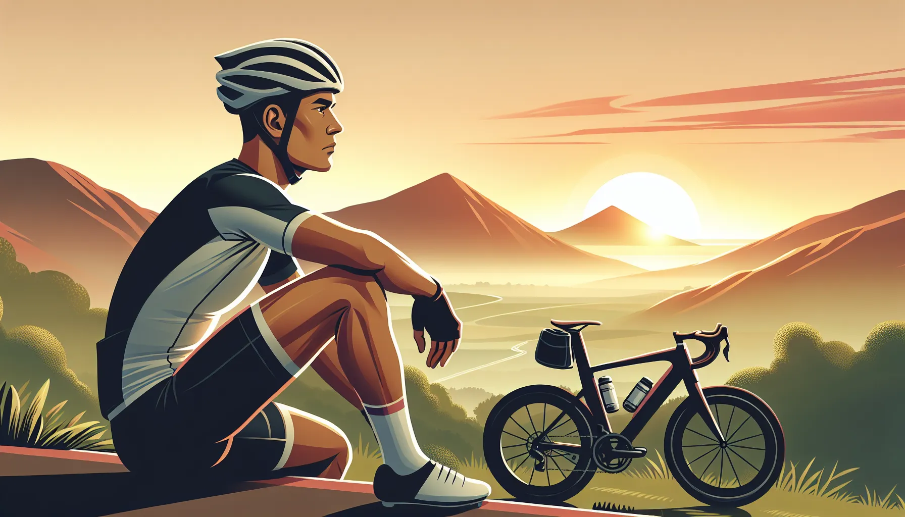 A preparação mental para corridas de ciclismo é tão importante quanto a preparação física. Aqui estão algumas dicas sobre o que fazer:
1. Visualização: Antes da corrida, feche os olhos e imagine-se pedalando com sucesso. Visualize cada detalhe, desde o início até a linha de chegada. Isso ajudará a aumentar sua confiança e preparar seu cérebro para o desafio.
2. Est