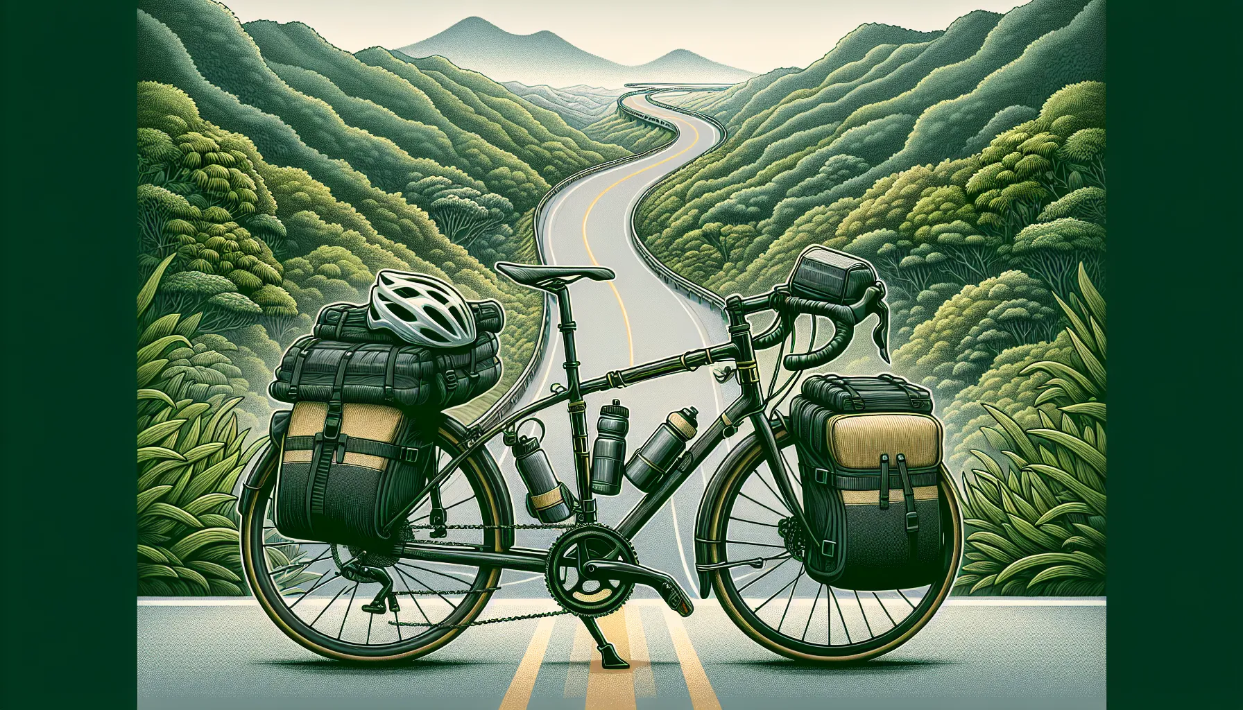 Preparando-se para a sua primeira viagem de bicicleta.