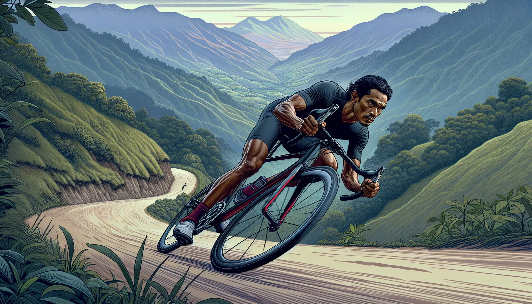 Existem várias técnicas que podem ser utilizadas para melhorar o desempenho em descidas no ciclismo. Aqui estão algumas delas:
1. Posição adequada: Certifique-se de estar em uma posição aerodinâmica, com o corpo abaixado e os braços e pernas relaxados. Isso ajudará a reduzir a resistência do ar e aumentar a velocidade.
2. Olhar à frente: Mantenha